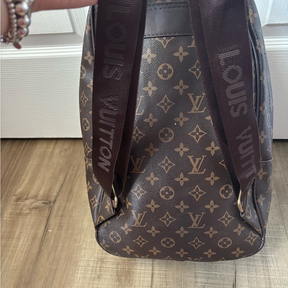 DESIGNER INSPIRED L V Monogram Luxury Brown Backpack - Picture 4 of 10